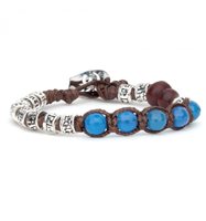 Bracciale Tamashii 5 Tibetani in Argento Agata BHS924-S4-18 - BHS924-S4-18